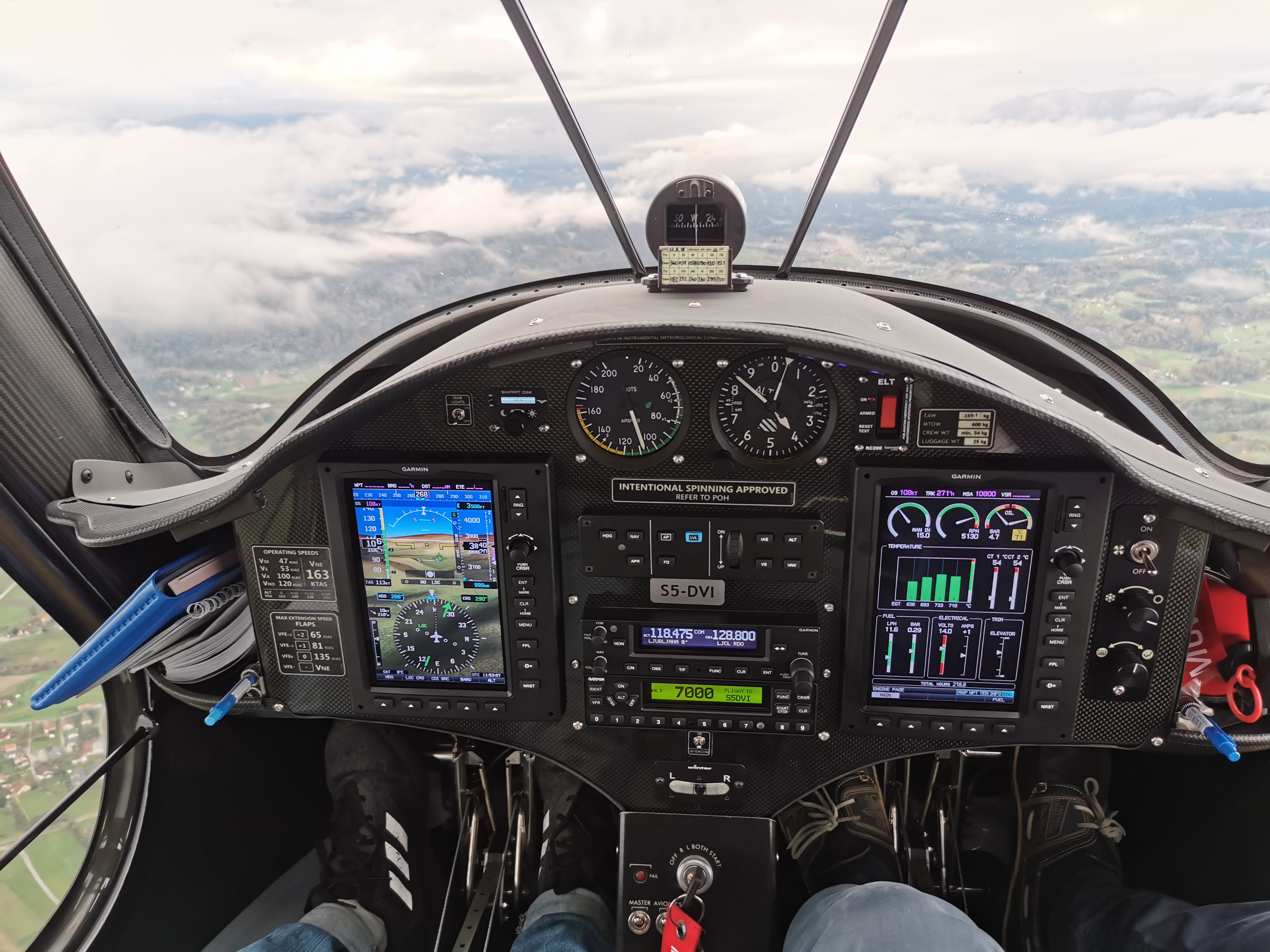 Cockpit view submitted by a club member